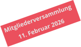 Mitgliederversammlung  11. Februar 2026